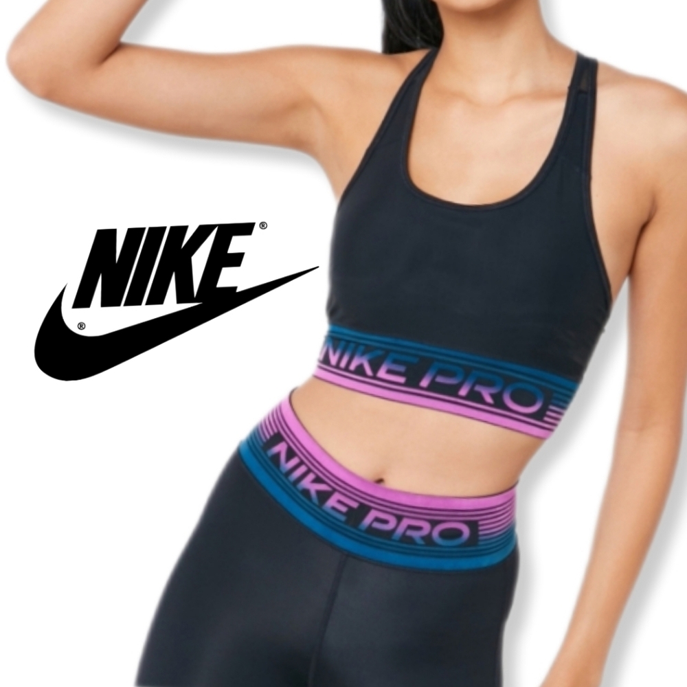 Nike Pro Mesh Padded Swoosh Bra